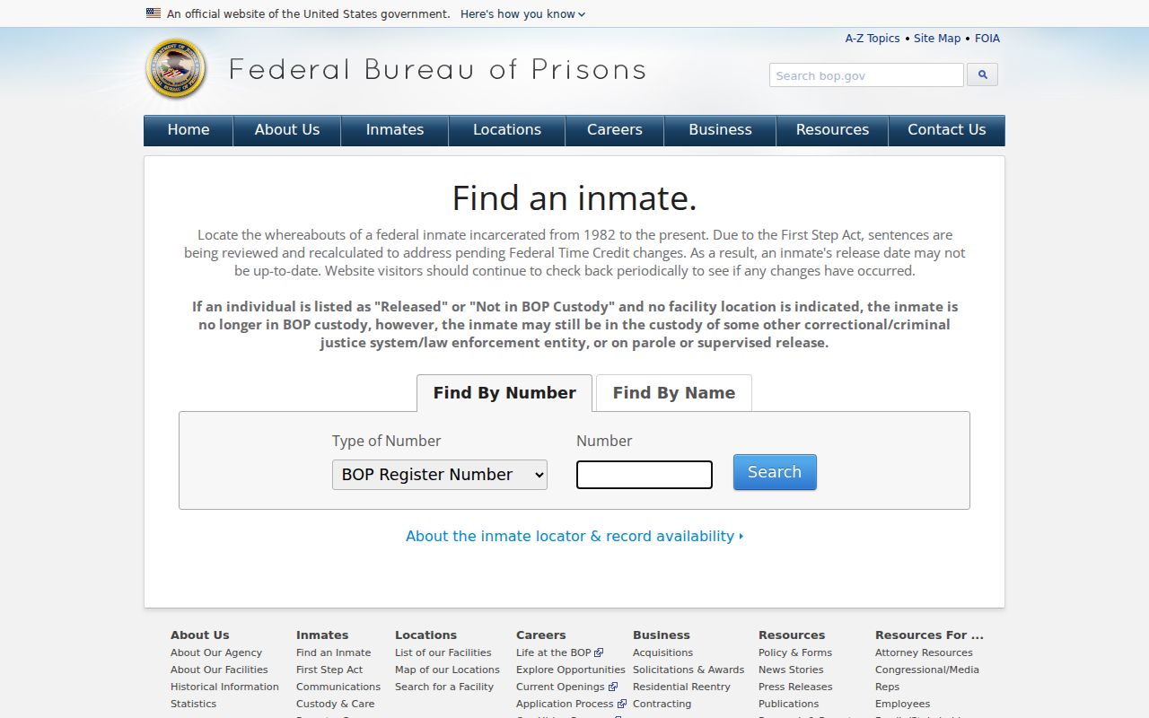 Macon County criminal history federal inmate locator
